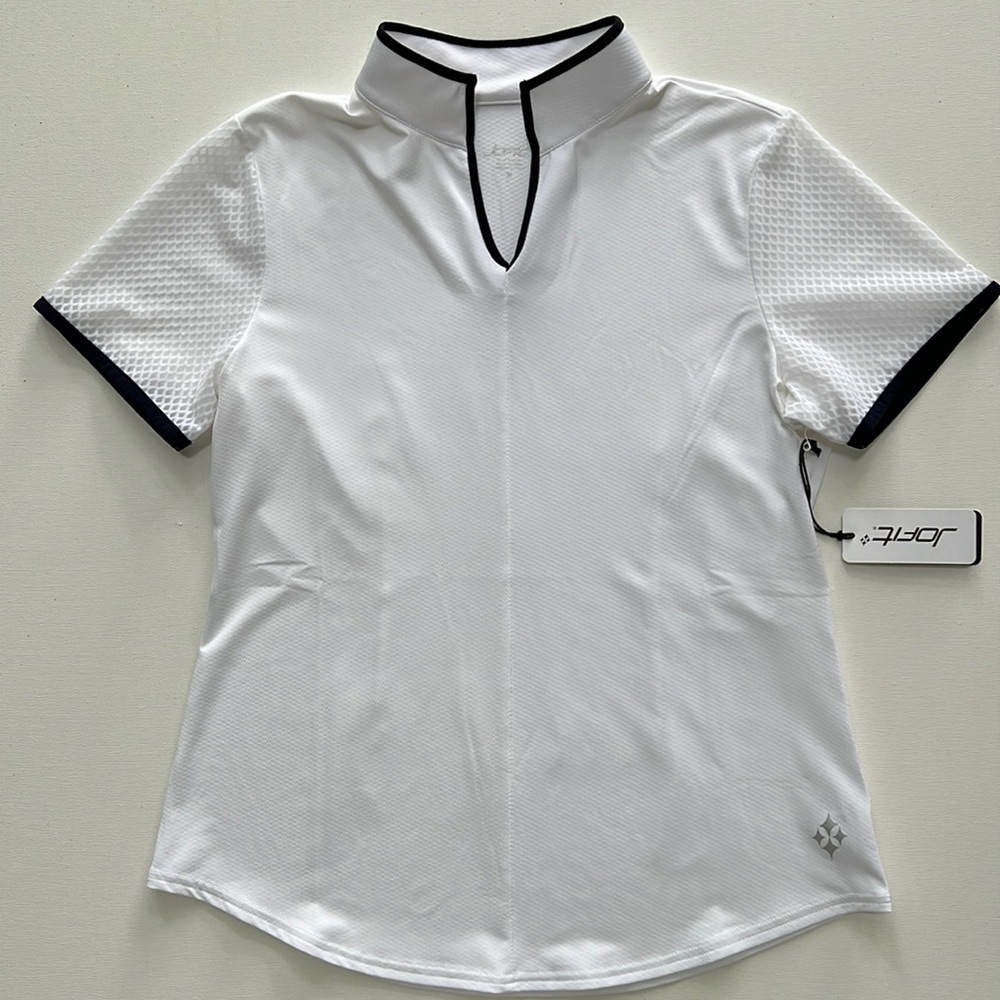 🇺🇸NWT JoFit mesh-sleeve polo🇺🇸